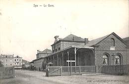 Spa - La Gare (animée, Héliotypie De Graeve, Star, 1908) - Spa