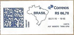 LSJP BRAZIL FRANK FRAGMENT HOMERO THON 2016 - Cartas & Documentos