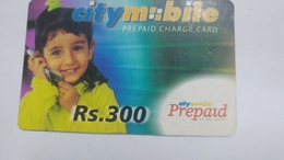 India-city Mobile Prepiad Card-(16a)-(rs.300)-(not Date Out Side-jaipur)-prepiad Card-used+1 Card Prepiad Free - India