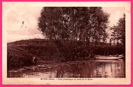 Muids - Coin Pittoresque Au Bord De La Seine - Barque - Animée - 1936 - Muids