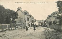 CHATEAUNEUF DU FAOU LA RUE DE LA GARE - Châteauneuf-du-Faou