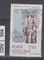 VATICANO 1984	San Casimiro L. 550 Usato - Oblitérés