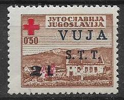 TRIESTE B 1948  PRO CROCE ROSSA SASS. 4 MNH XF - Nuevos