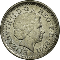 Monnaie, Grande-Bretagne, Elizabeth II, 5 Pence, 2001, TTB, Copper-nickel - 5 Pence & 5 New Pence