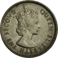Monnaie, Mauritius, Elizabeth II, 1/2 Rupee, 1975, TB+, Copper-nickel, KM:37.1 - Mauritius