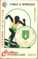 Virgin Islands - GPT, MV: BVI-56A, 56CBVA, Olympia, Olympic Games, 9,900ex, 1996, Used As Scan - Vierges (îles)