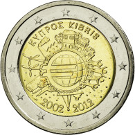 Chypre, 2 Euro, 10 Ans De L'Euro, 2012, SUP, Bi-Metallic, KM:97 - Cyprus