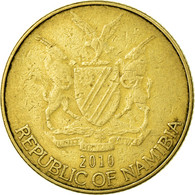Monnaie, Namibia, Dollar, 2010, Vantaa, TB+, Laiton, KM:4 - Namibie