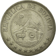 Monnaie, Bolivie, F.A.O., Peso Boliviano, 1969, TTB, Nickel Clad Steel, KM:192 - Bolivia