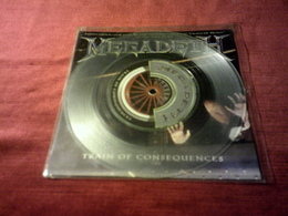 * MEGADETH  ° TRAIN OF CONSEQUENCES    VINYLE  BLANC - Hard Rock & Metal
