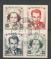 MONACO N° 379B à 382B OBL TB - Used Stamps