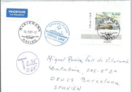 LETTER PAQUEBOT  TAXE 2004 - Storia Postale