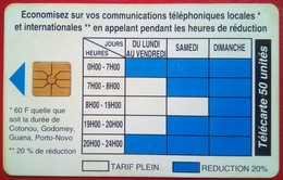 Timetable 50 Units - Bénin