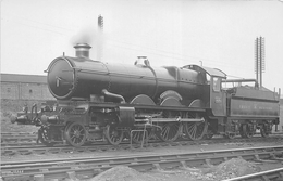 Carte-Photo Des Chemins De Fer Anglais  -  Locomotive " CARMARTHEN CASTLE "   - Train - Matériel