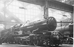 ¤¤    -   Carte-Photo Des Chemins De Fer Anglais  -  Locomotive    - Train   -   ¤¤ - Zubehör