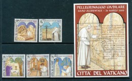 Vatikan Mi. Nr. 1375-1379, Block 22 Die Weltreisen Von Papst Johannes Paul II - Siehe Scan - Used - Gebraucht