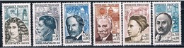 France, 1962, # 1345/50, MNH - Otros & Sin Clasificación