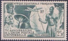 Colonies Grandes Séries Poste Aérienne N° 1949 75ème Anniversaire De L'UPU 12 Valeurs Qualité: ** Cote: 133 € - 1949 75e Anniversaire De L'UPU