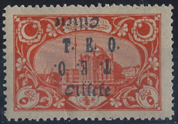 Cilicie Postes N° 60 5pa Orange Double Surcharge Dont Une Renversée Qualité: * Cote:  € - Unused Stamps