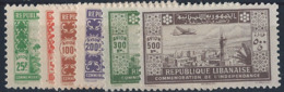 Grand Liban Poste Aérienne N° 85 à 90 6 Valeurs Qualité: ** Cote: 128 € - Unused Stamps