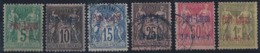 Port Lagos Postes N° 1 à 6 6valeurs (le N°6 *) Qualité: Obl Cote: 462 € - Used Stamps