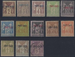 Port-Saïd Postes N° 2 à 5, 7, 9 à 13, Et 16 à 18 13 Valeurs (2, 11, 17 Et 18 Obl) Qualité: * Cote: 323 € - Unused Stamps