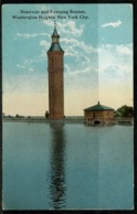 Ref 1243 - USA Postcard - Reservoir & Pumping Station Washington Heights - New York - Other Monuments & Buildings