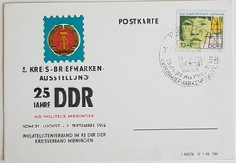 1974 Meiningen, 25 Jahre AG Philatelie Meiningen, Nonused, DDR - Meiningen