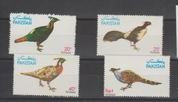 Pakistan 1979 Faisans Série 478-81 4 Val ** MNH - Pakistan