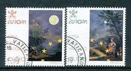 VATIKAN Mi.Nr. 1638-1639 Europa: Astronomie  - Siehe Scan - Used - Oblitérés