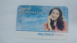 India-reliance Mobile Card-(25s)-(rs.220)-(30/9/08)-(maharashtra)-card Used+1 Card Prepiad Free - Inde