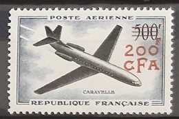 REUNION - POSTE AERIENNE - N° 56 - Neuf AVEC Charnière * / MM - Caravelle - Luftpost