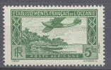 Océanie P.A. N° 1 X 5 F. Vert Trace De Charnière Sinon TB - Airmail