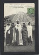 CPA Guinée Afrique Noire Circulé Chef Et Ses Femmes - French Guinea