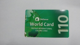 India-reliance Mobile Card-(26g)-(rs.110)-(31/3/2006)-(maharashtra)-card Used+1 Card Prepiad Free - India