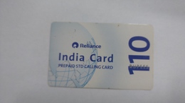 India-reliance Mobile Card-(26j)-(rs.110)-(31/3/2007)-(maharashtra)-card Used+1 Card Prepiad Free - Inde