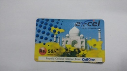 India-ex-cel. Top Up-card-(27h)-(rs.50)-(22.5.2008)-(jaipur)-card Used+1 Card Prepiad Free - India