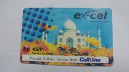 India-ex-cel-recharge Card-(30f)-(rs.300)-(28.12.2007)-(jaipur)-card Used+1 Card Prepiad Free - Indien