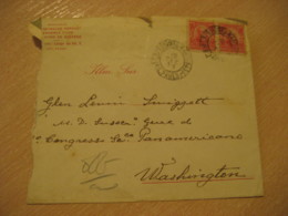 SAO PAULO 1912 ? To Washington USA Cancel Cover BRASIL Brazil Bresil - Lettres & Documents