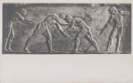 Sports - Lutte Grecque - Nu - Bas Relief - Worstelen