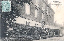 Cpa SAINT MICHEL EN L HERM 85 Façade Du Château à M. LE ROUX Sénateur - Saint Michel En L'Herm