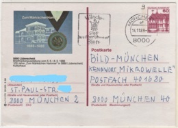 Lüdenscheid - Ganzsache Bildpostkarte BPK Briefmarkenausstellung 1988 - Lüdenscheid