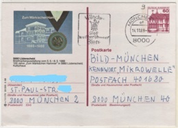 Lüdenscheid - Ganzsache Bildpostkarte BPK Briefmarkenausstellung 1988 - Luedenscheid