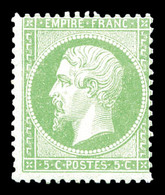** N°20, 5c Vert, Frais. TTB  Qualité: ** - 1862 Napoléon III.