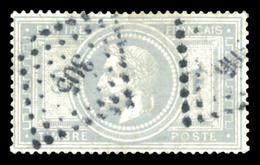 O N°33, 5F Violet-gris Obl PC '305', Très Bon Centrage. SUP (signé Scheller/Brun/Calves/certificat)  Qualité: O  Cote: 1 - 1863-1870 Napoleon III Gelauwerd