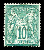 O N°76, 10c Type II, TB (signé Calves)  Qualité: O  Cote: 325 Euros - 1876-1878 Sage (Type I)