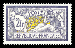 ** N°122, Merson, 2F Violet Et Jaune, Bon Centrage Et Fraîcheur Postale. SUP (certificat)  Qualité: **  Cote: 2500 Euros - 1900-02 Mouchon