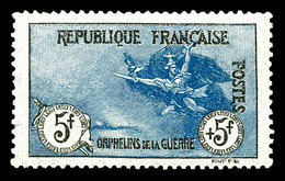 ** N°155, Orphelins, 5F +5F Noir Et Bleu, Très Bon Centrage, Grande Fraîcheur, SUPERBE (signé Calves/certificats)   Qual - 1900-02 Mouchon