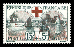 ** N°156, Infirmière, 15c +5c Noir Et Rouge, TB  Qualité: **  Cote: 300 Euros - 1900-02 Mouchon