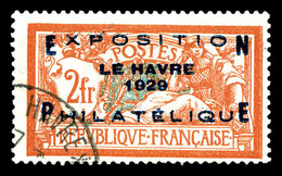 O N°257A, Exposition Du Havre De 1929, Frais, TB (certificat)  Qualité: O  Cote: 875 Euros - 1900-02 Mouchon